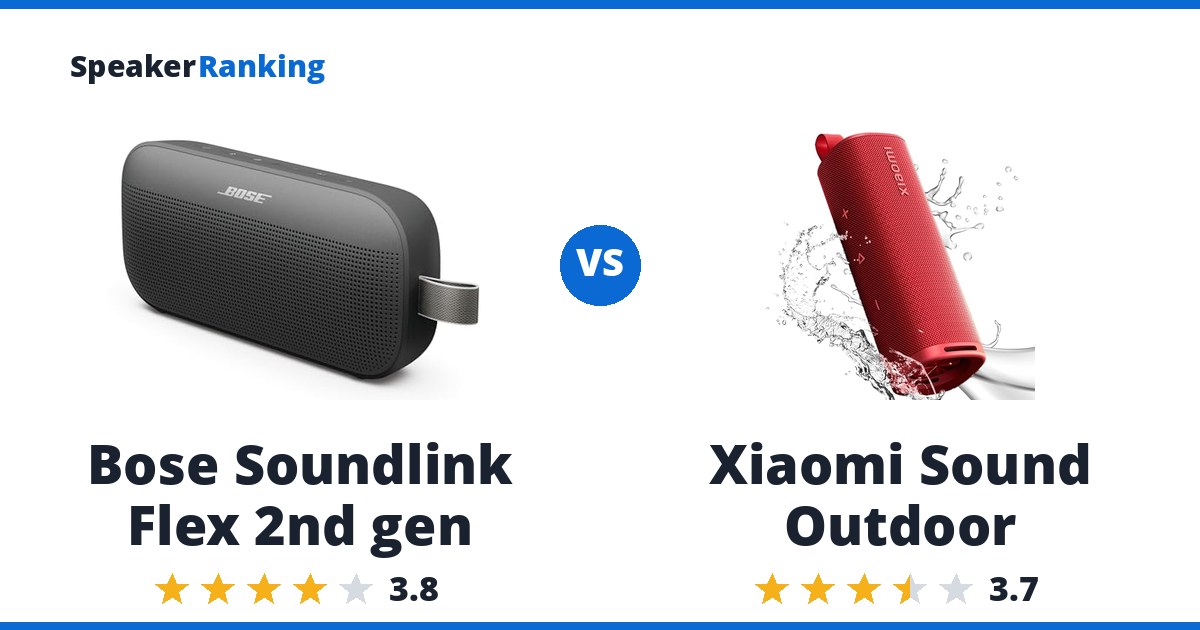 Bose Soundlink Flex 2nd gen vs Xiaomi Sound Outdoor