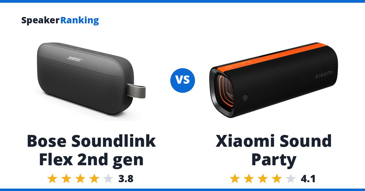 Bose Soundlink Flex 2nd gen vs Xiaomi Sound Party