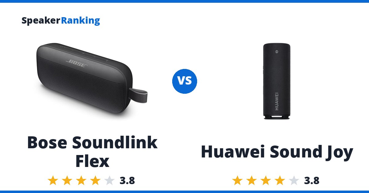 Bose Soundlink Flex vs Huawei Sound Joy