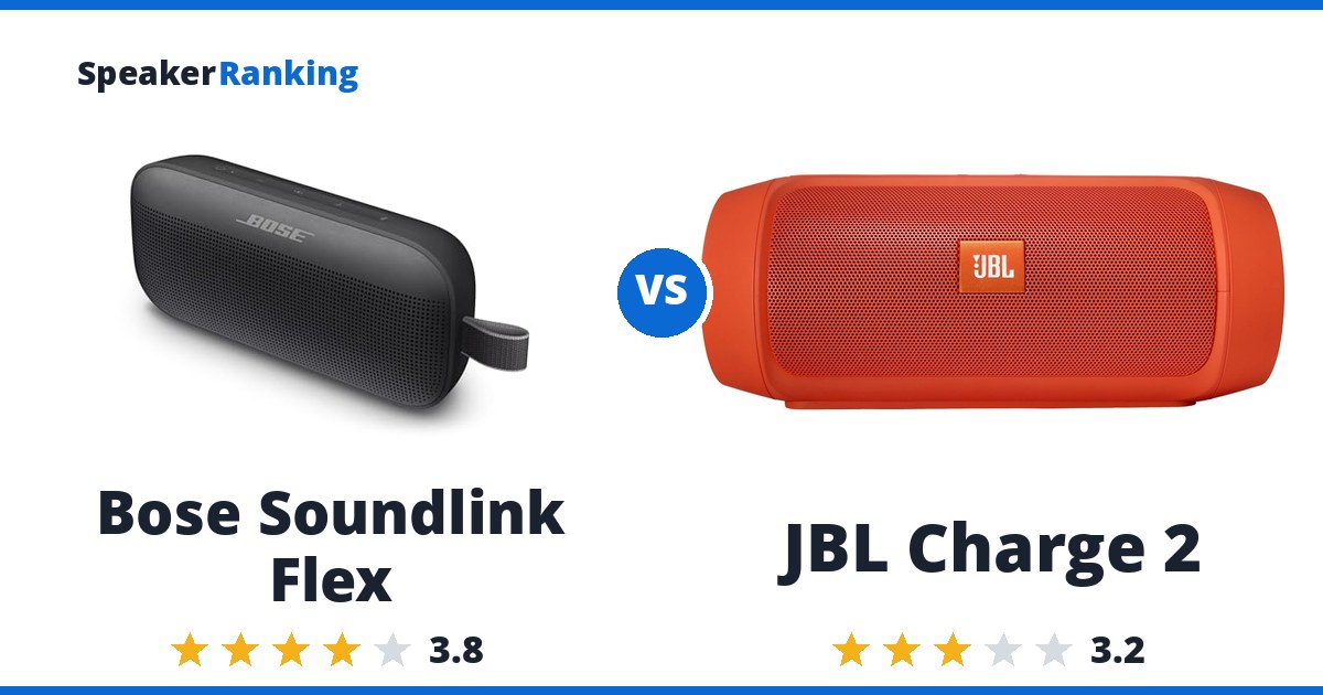 Bose Soundlink Flex vs JBL Charge 2
