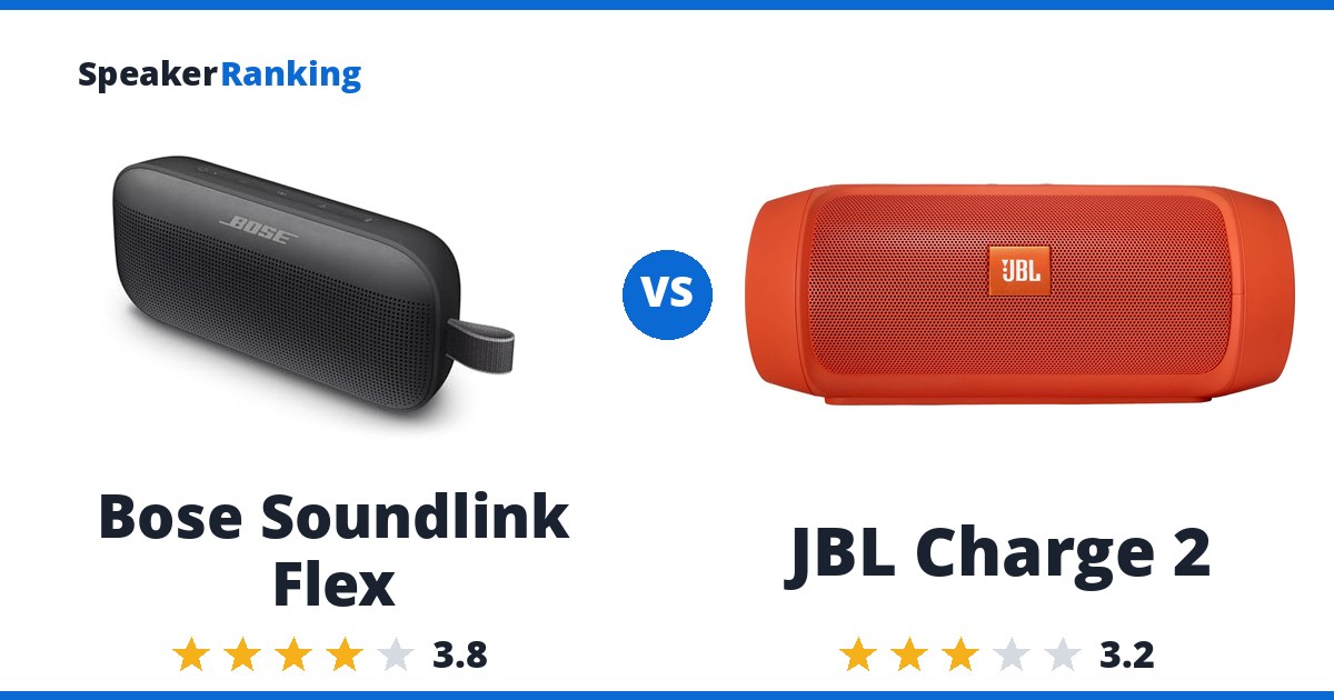 Bose Soundlink Flex vs JBL Charge 2