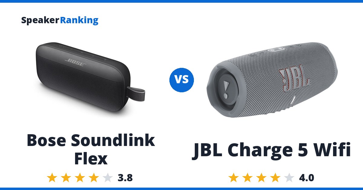 Bose Soundlink Flex vs JBL Charge 5 Wifi