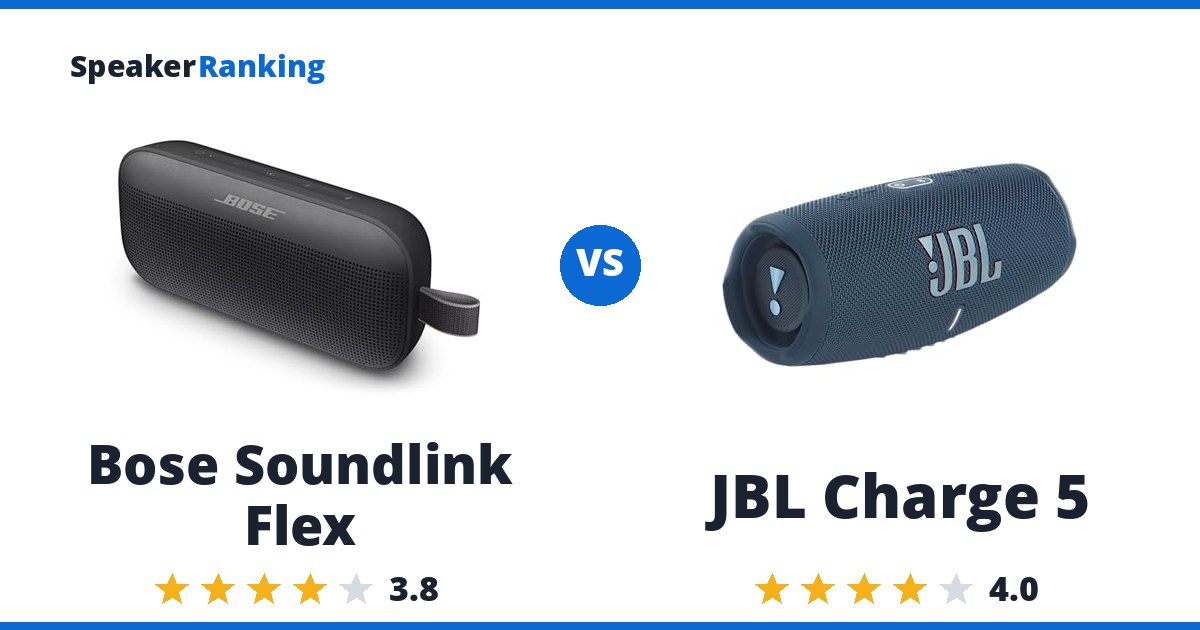 Bose Soundlink Flex vs JBL Charge 5