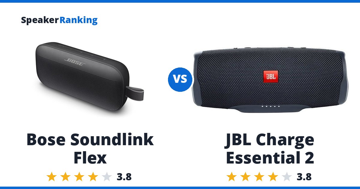 Bose Soundlink Flex vs JBL Charge Essential 2