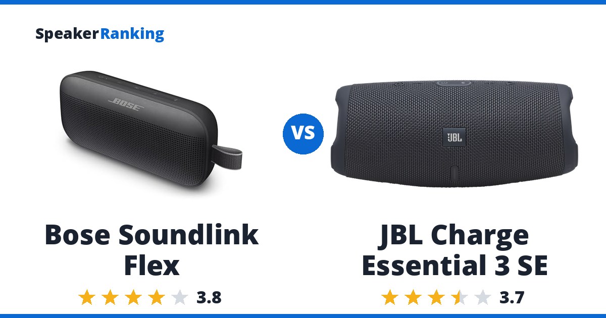 Bose Soundlink Flex vs JBL Charge Essential 3 SE