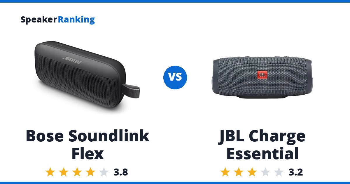 Bose Soundlink Flex vs JBL Charge Essential