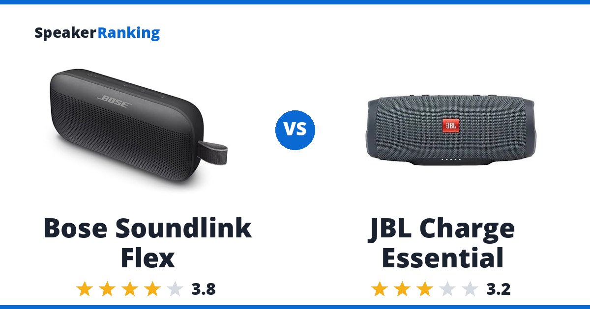 Bose Soundlink Flex vs JBL Charge Essential