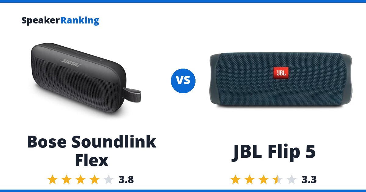 Bose Soundlink Flex vs JBL Flip 5