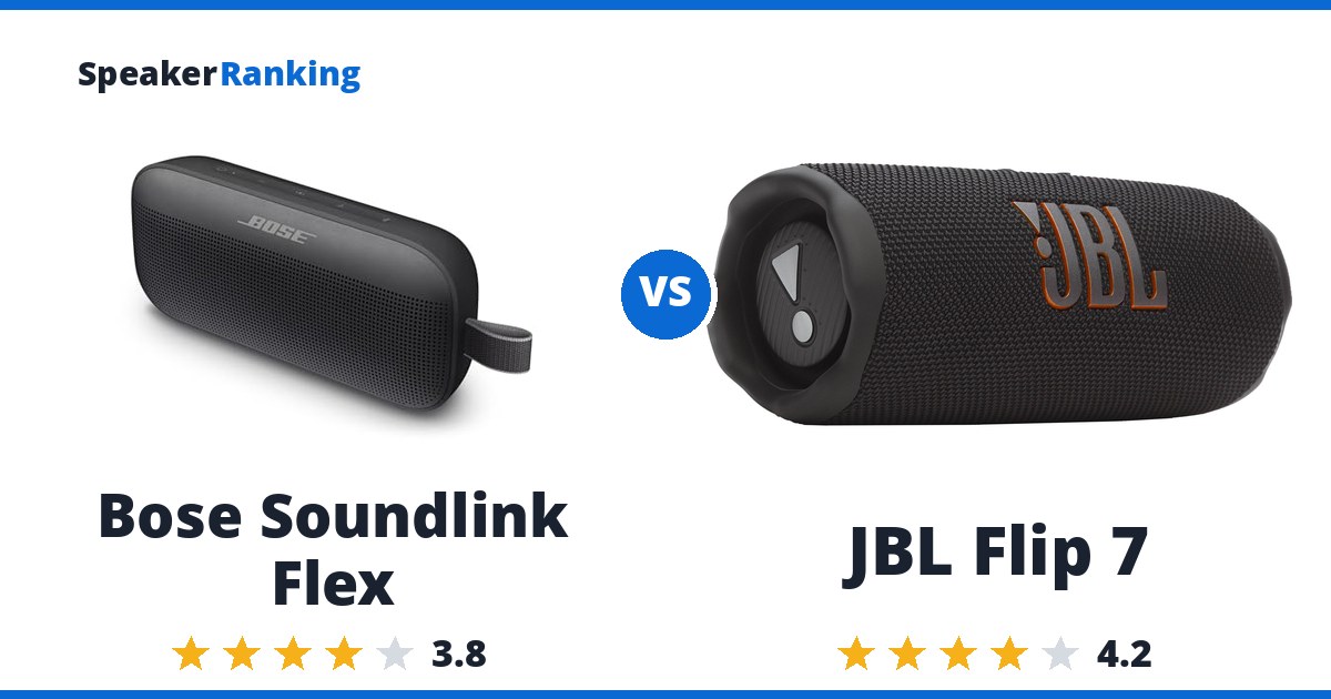 Bose Soundlink Flex vs JBL Flip 7