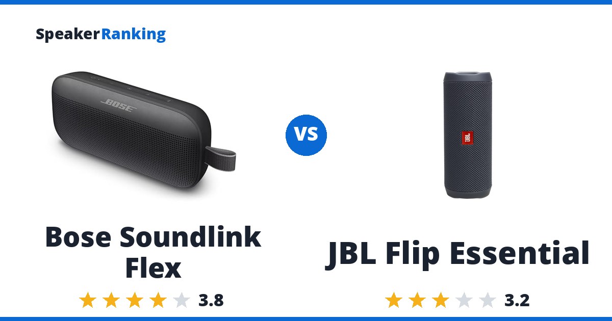 Bose Soundlink Flex vs JBL Flip Essential