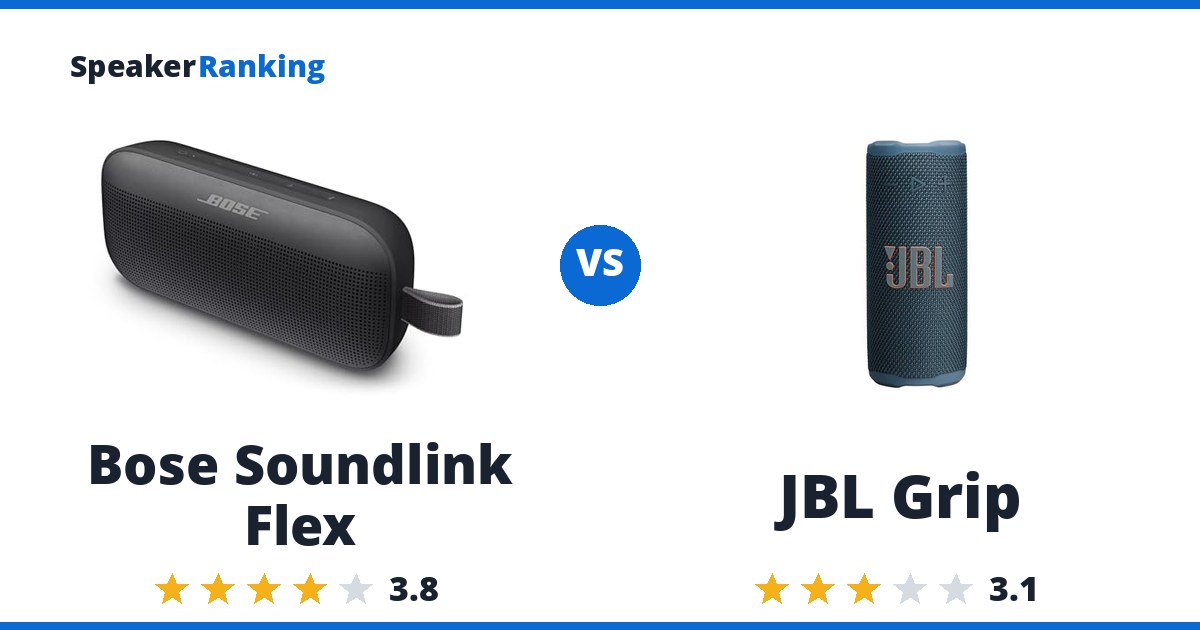 Bose Soundlink Flex vs JBL Grip
