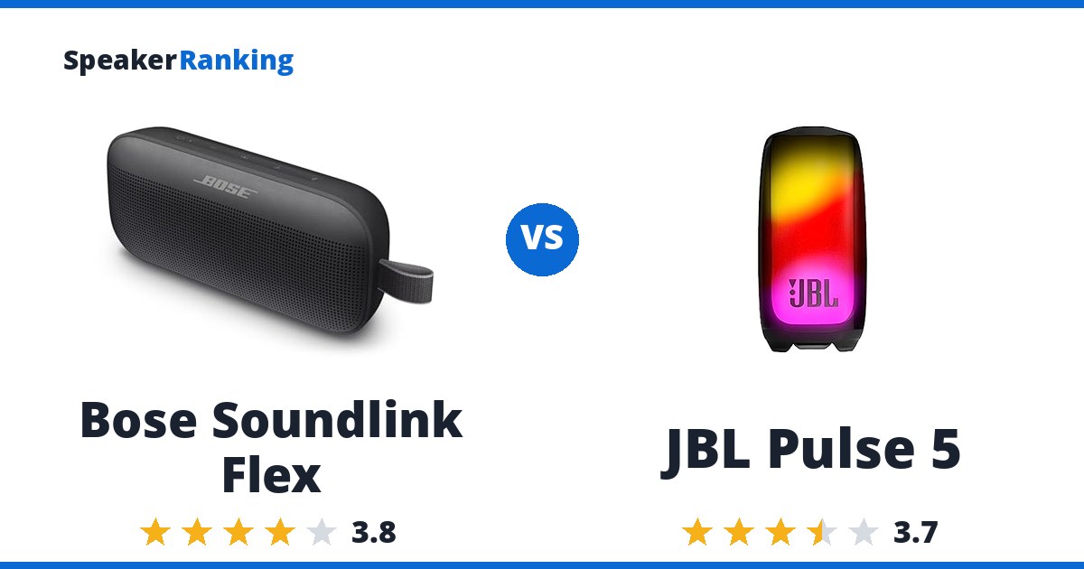 Bose Soundlink Flex vs JBL Pulse 5