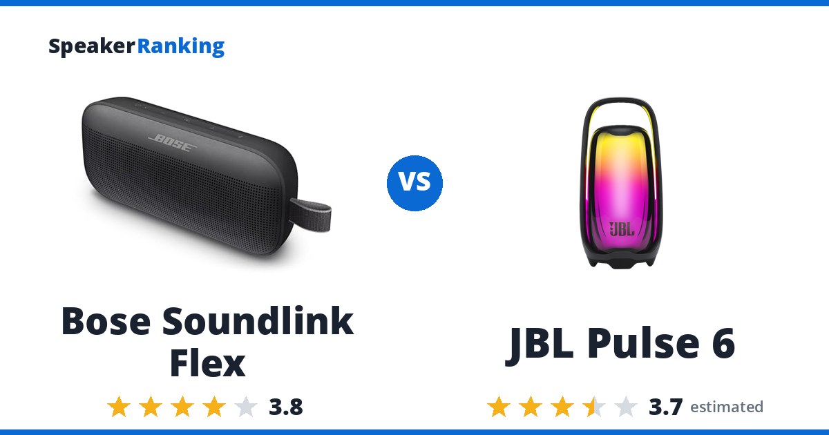 Bose Soundlink Flex vs JBL Pulse 6