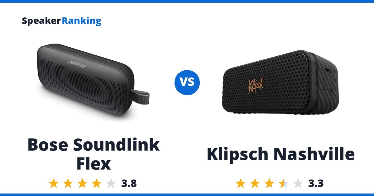 Bose Soundlink Flex vs Klipsch Nashville