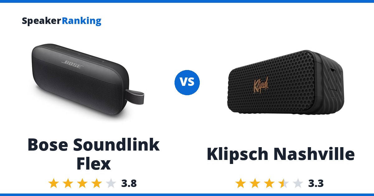 Bose Soundlink Flex vs Klipsch Nashville