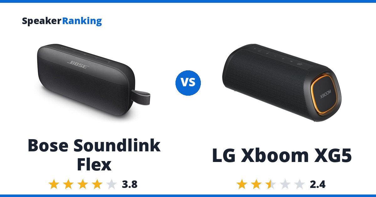 Bose Soundlink Flex vs LG Xboom XG5