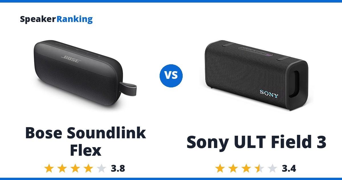 Bose Soundlink Flex vs Sony ULT Field 3
