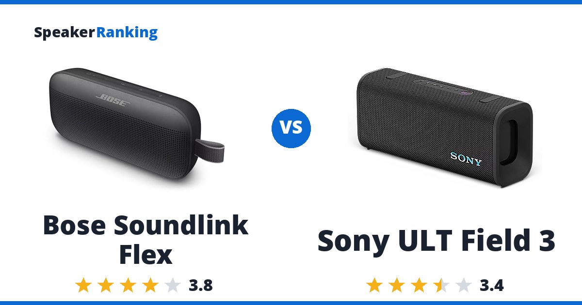 Bose Soundlink Flex vs Sony ULT Field 3