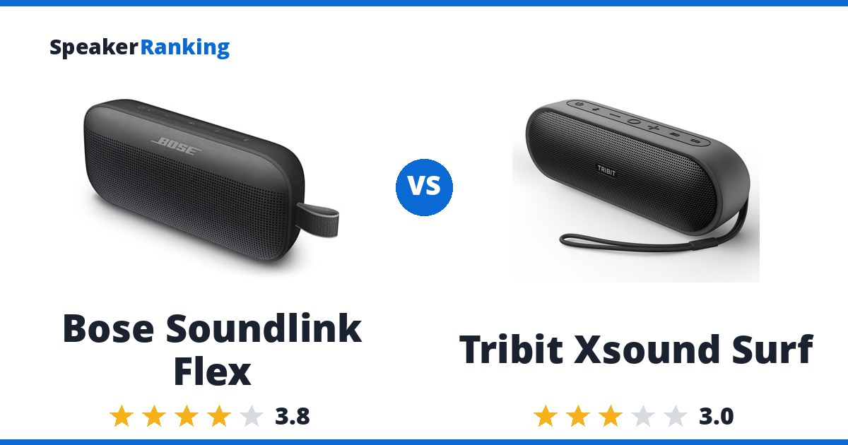 Bose Soundlink Flex vs Tribit Xsound Surf
