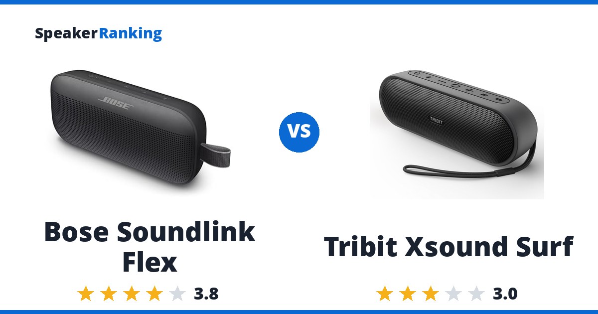 Bose Soundlink Flex vs Tribit Xsound Surf