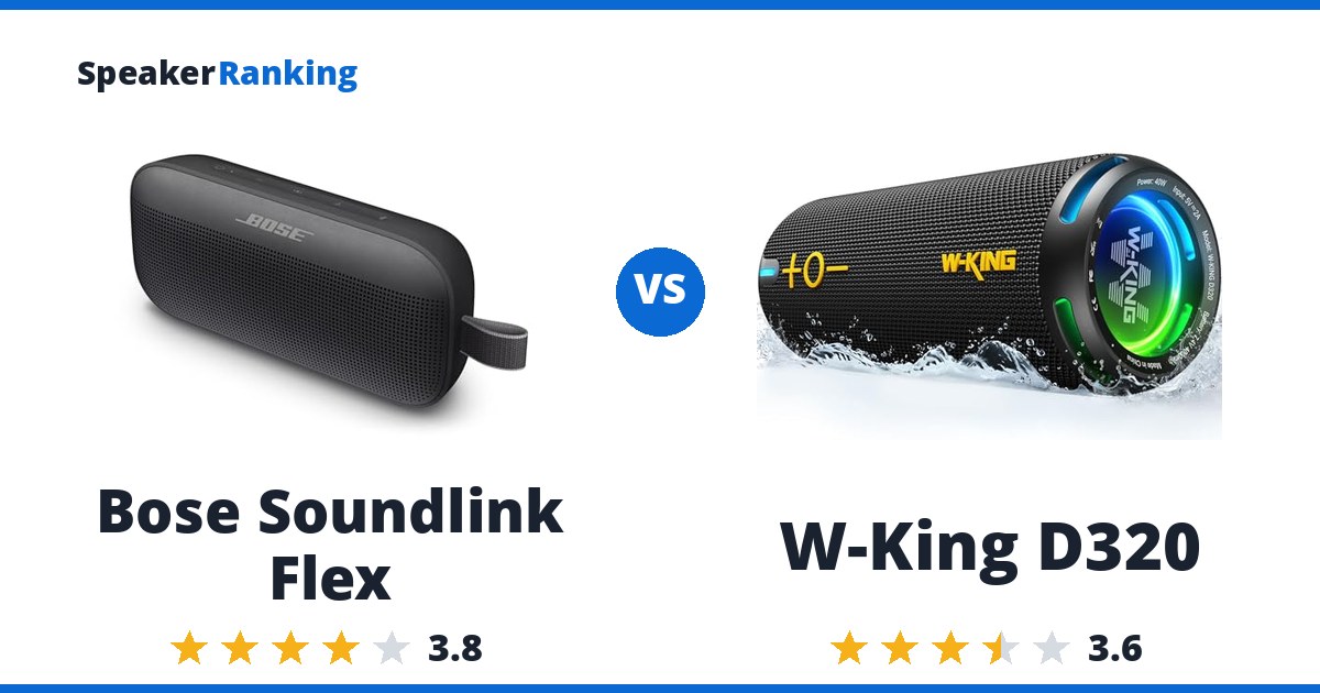 Bose Soundlink Flex vs W-King D320
