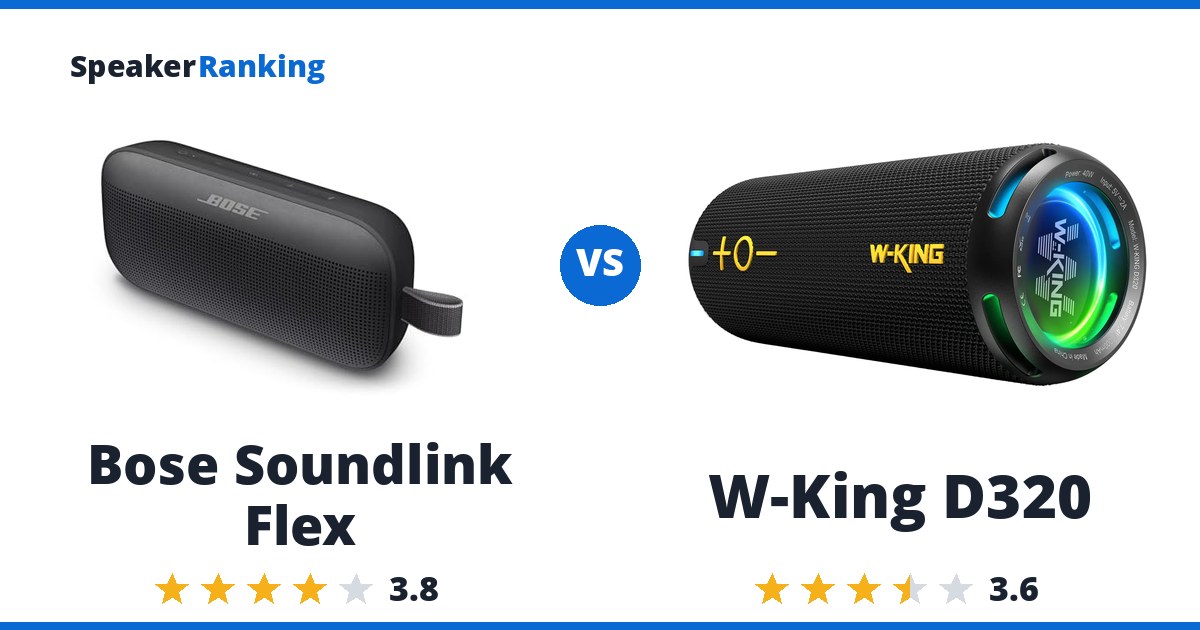 Bose Soundlink Flex vs W-King D320