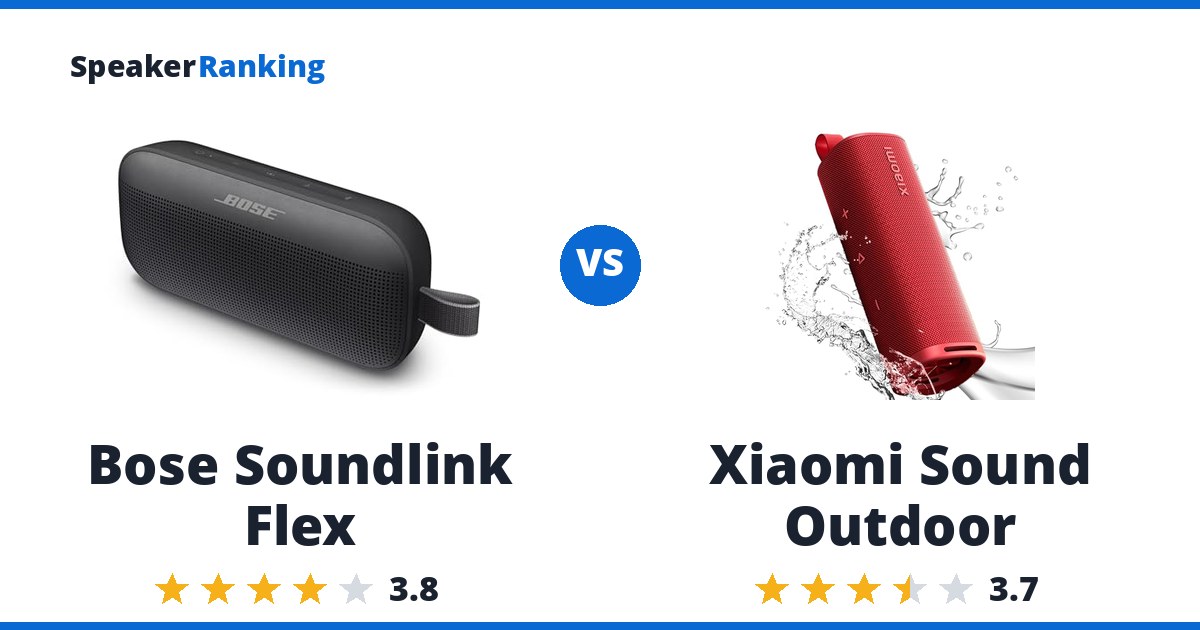 Bose Soundlink Flex vs Xiaomi Sound Outdoor