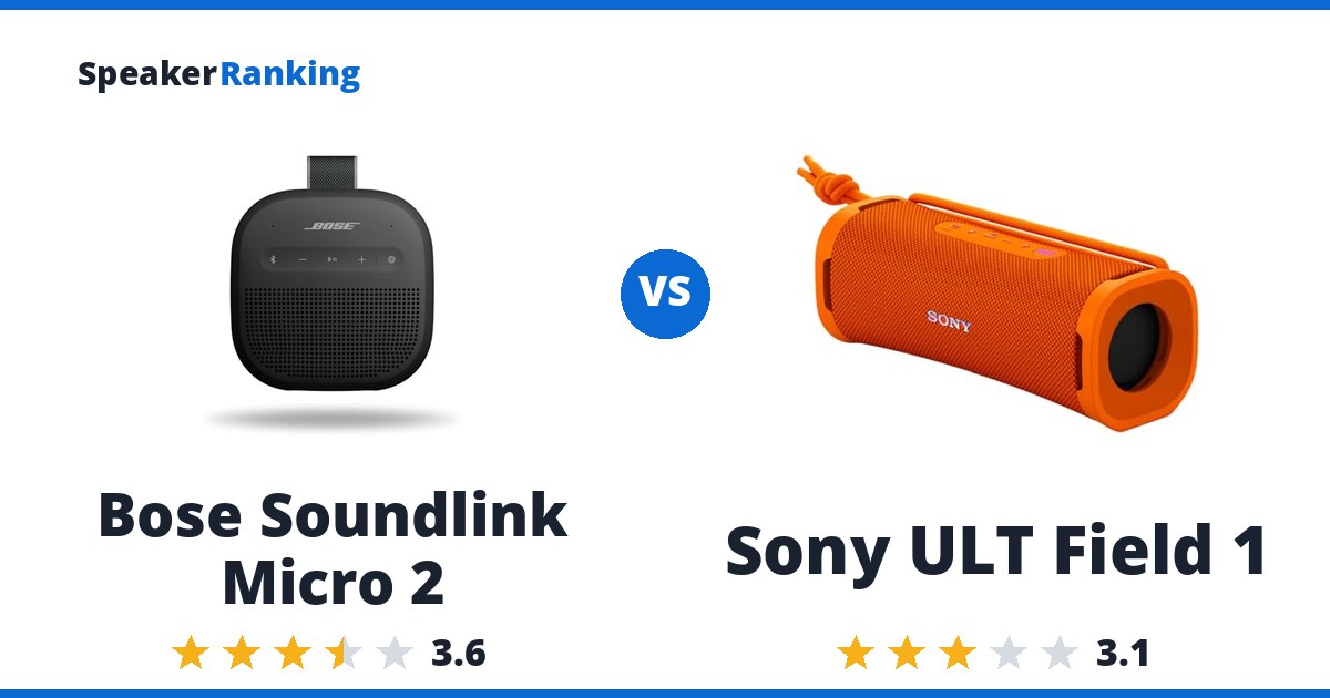 Bose Soundlink Micro 2 vs Sony ULT Field 1