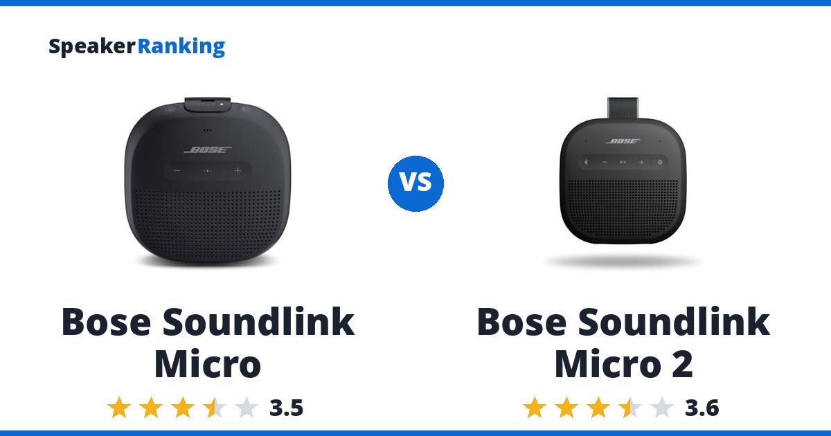 Bose Soundlink Micro vs Bose Soundlink Micro 2