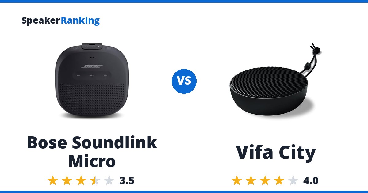 Bose Soundlink Micro vs Vifa City