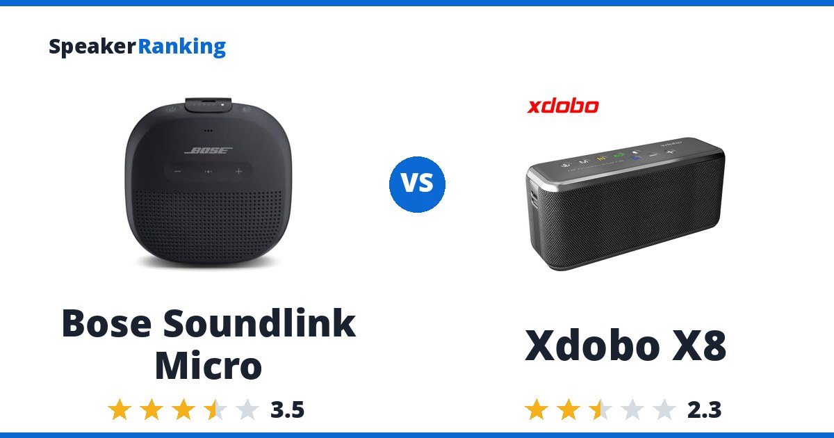 Bose Soundlink Micro vs Xdobo X8