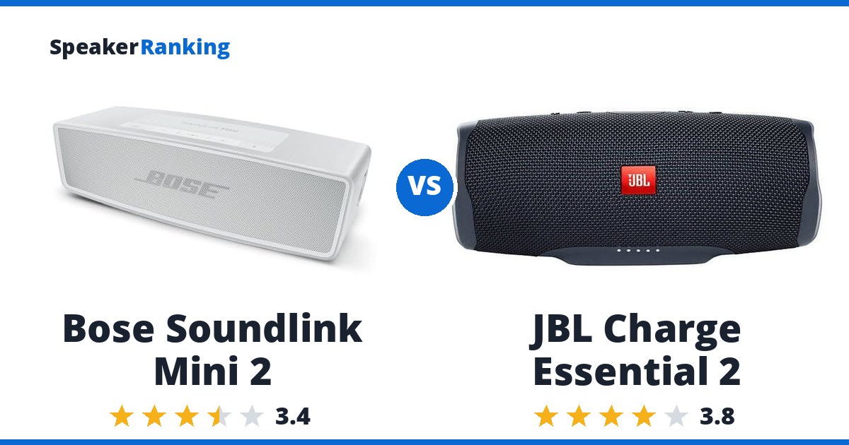 Bose Soundlink Mini 2 vs JBL Charge Essential 2