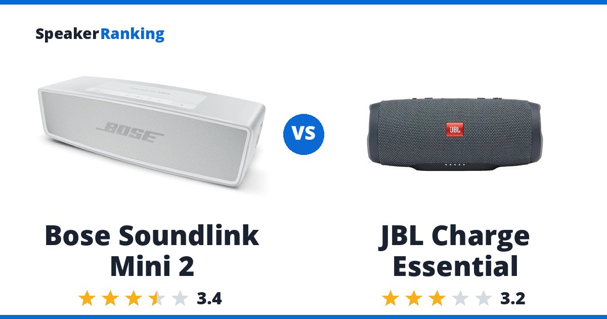 Bose Soundlink Mini 2 vs JBL Charge Essential