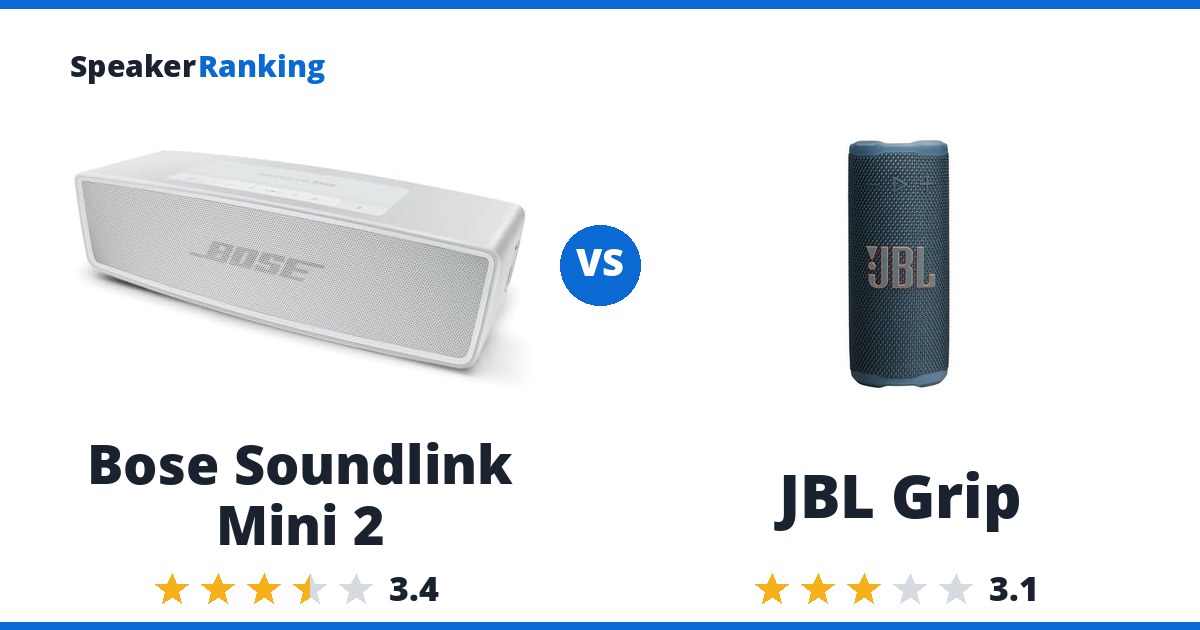 Bose Soundlink Mini 2 vs JBL Grip