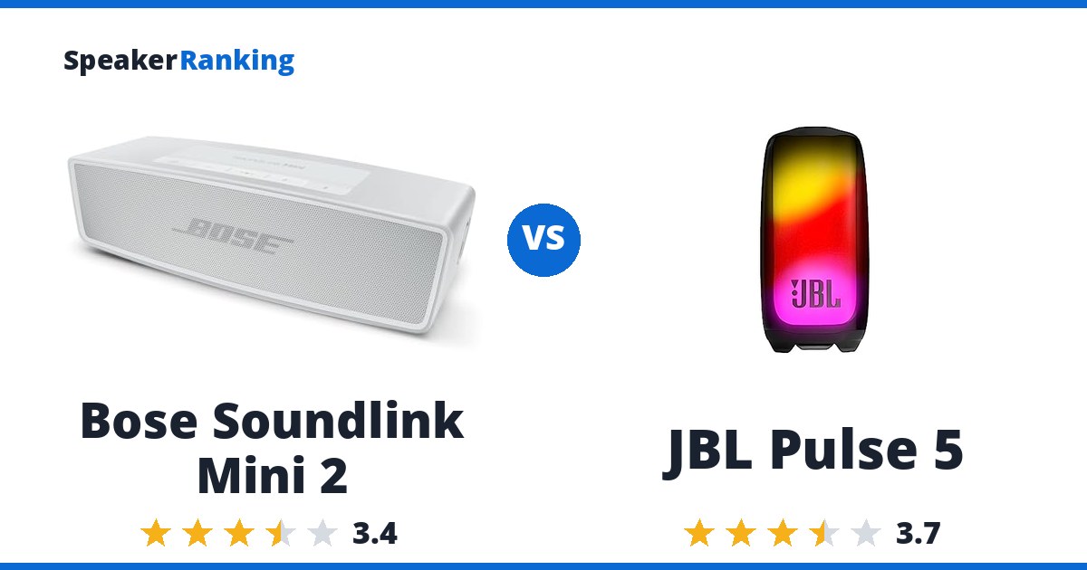 Bose Soundlink Mini 2 vs JBL Pulse 5