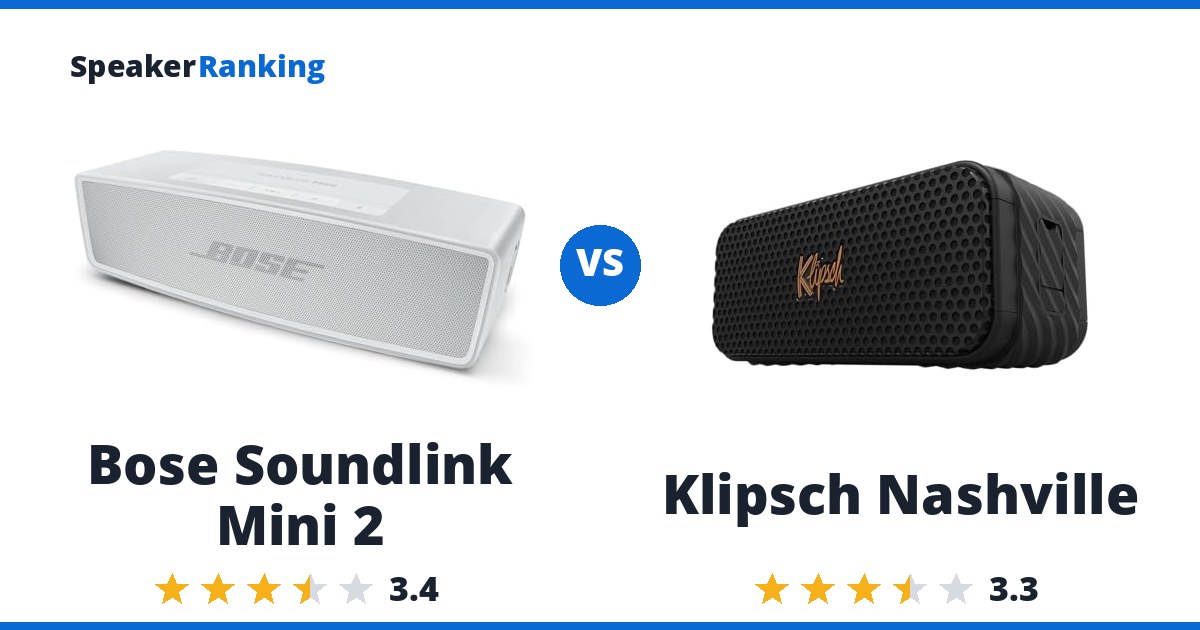 Bose Soundlink Mini 2 vs Klipsch Nashville
