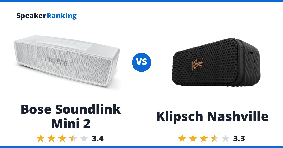 Bose Soundlink Mini 2 vs Klipsch Nashville