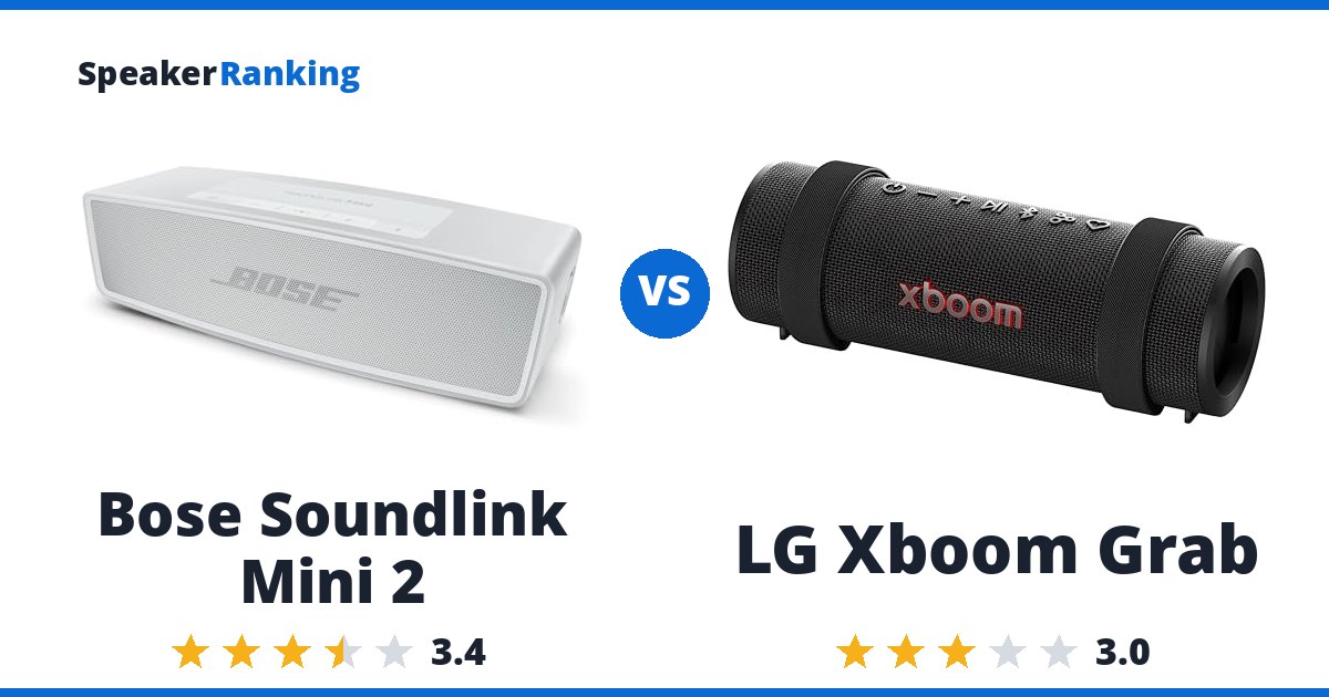 Bose Soundlink Mini 2 vs LG Xboom Grab