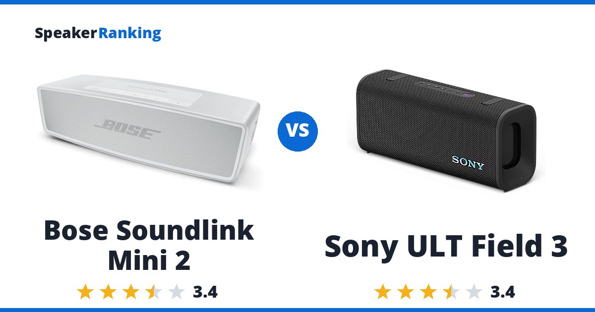 Bose Soundlink Mini 2 vs Sony ULT Field 3