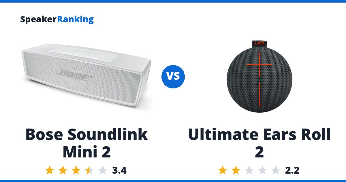 Bose Soundlink Mini 2 vs Ultimate Ears Roll 2