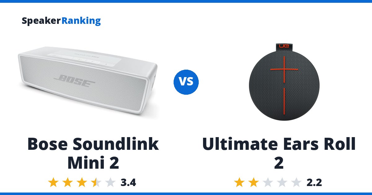 Bose Soundlink Mini 2 vs Ultimate Ears Roll 2