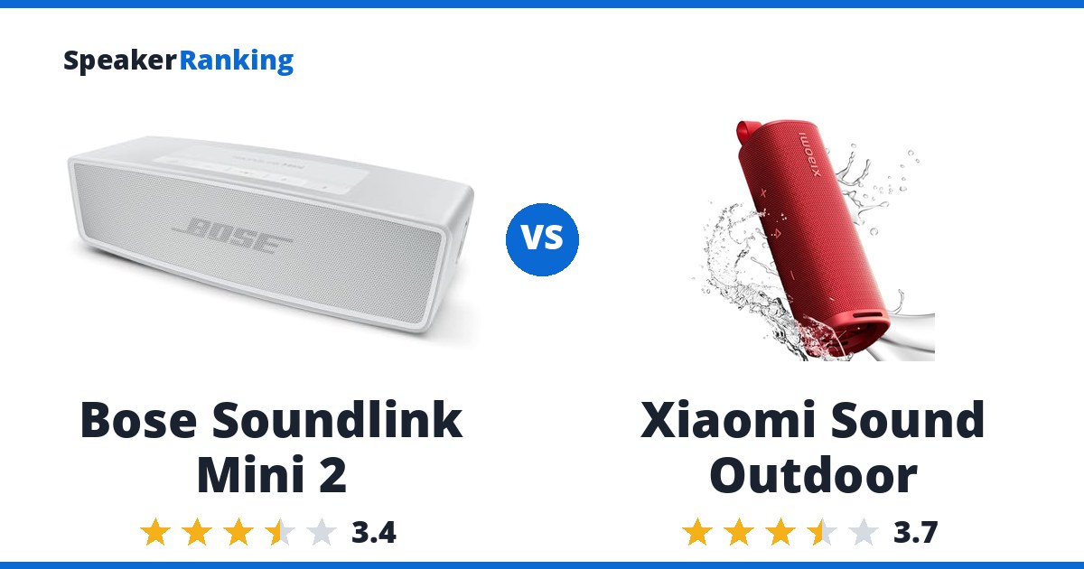 Bose Soundlink Mini 2 vs Xiaomi Sound Outdoor