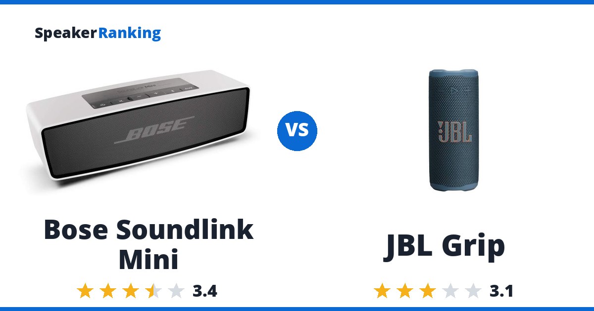 Bose Soundlink Mini vs JBL Grip