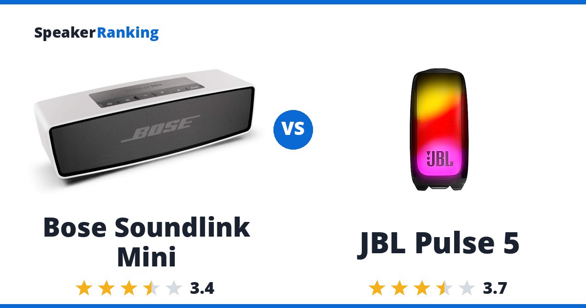 Bose Soundlink Mini vs JBL Pulse 5