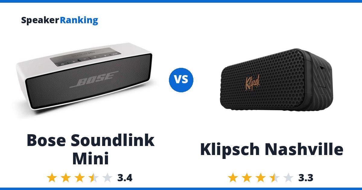 Bose Soundlink Mini vs Klipsch Nashville