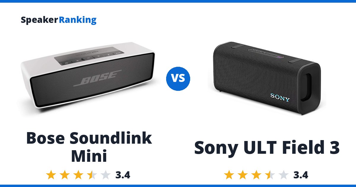 Bose Soundlink Mini vs Sony ULT Field 3