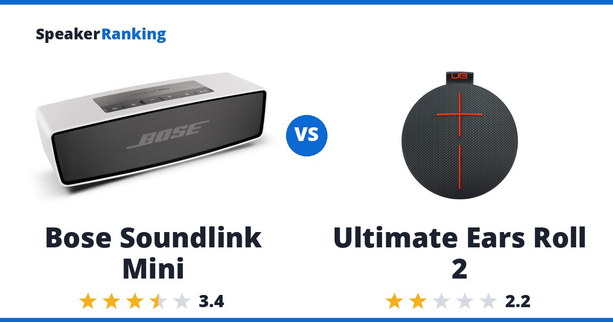 Bose Soundlink Mini vs Ultimate Ears Roll 2