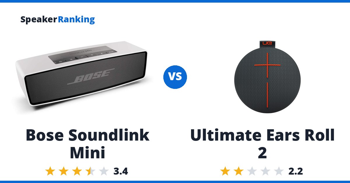 Bose Soundlink Mini vs Ultimate Ears Roll 2