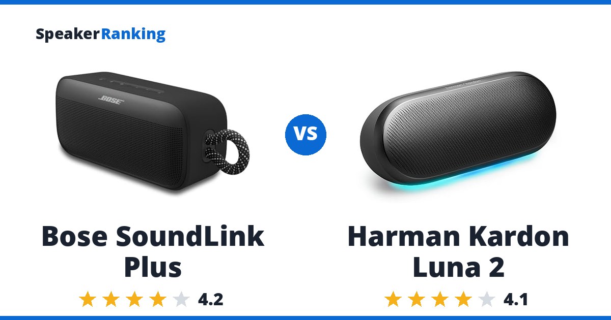 Bose SoundLink Plus vs Harman Kardon Luna 2