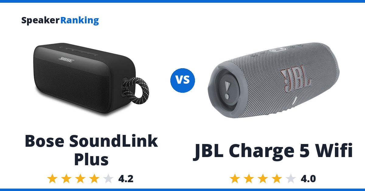 Bose SoundLink Plus vs JBL Charge 5 Wifi